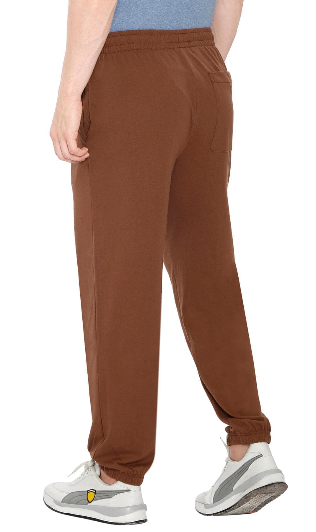 Mens Pull On Elastic Waist Knit Pants - Relaxed Dressing for Comfort