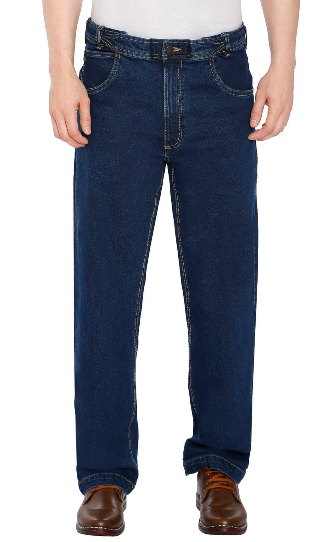 Mens Flex Waist Hidden Stretch Denim Jean