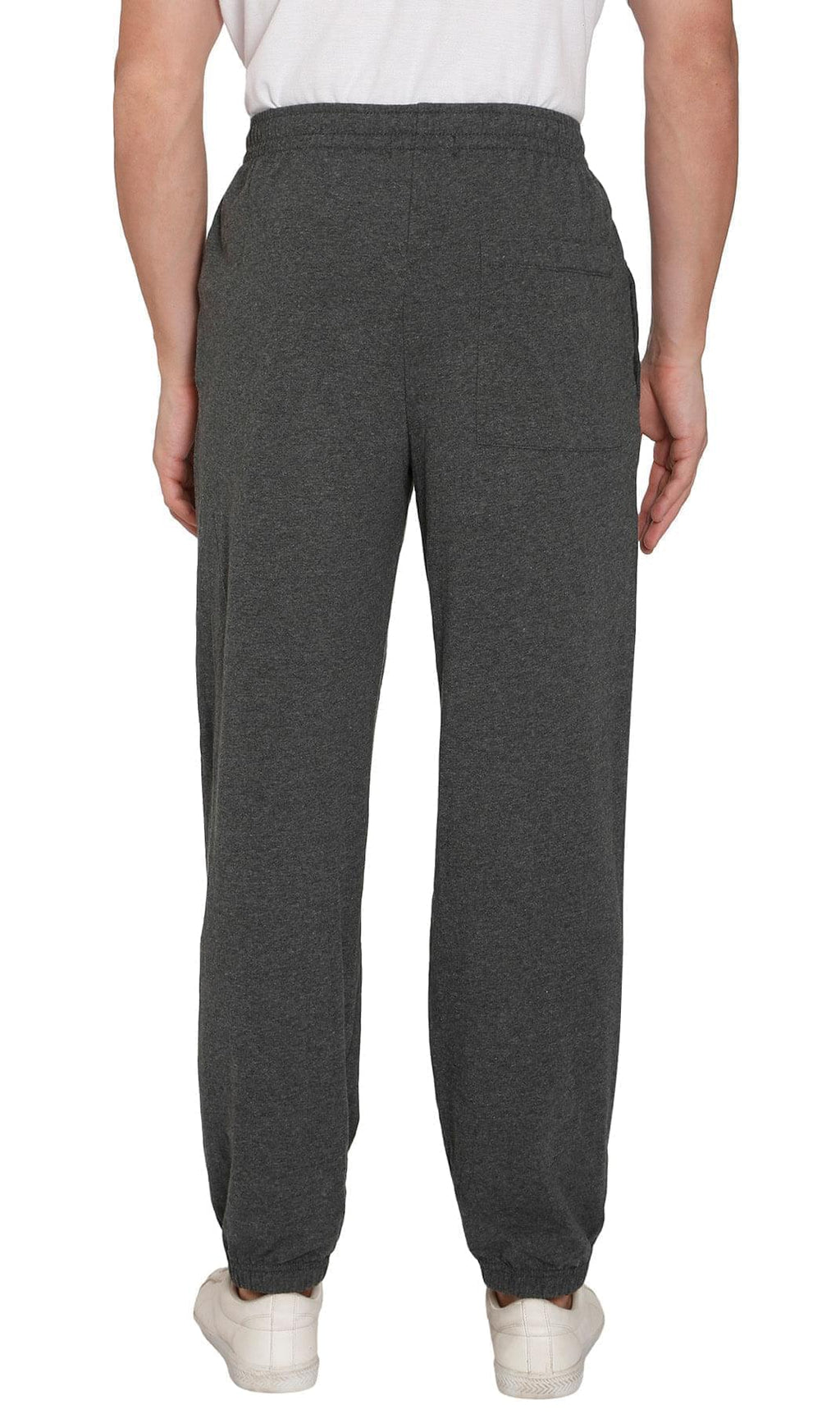 Mens Pull On Elastic Waist Knit Pants - Relaxed Dressing for Comfort