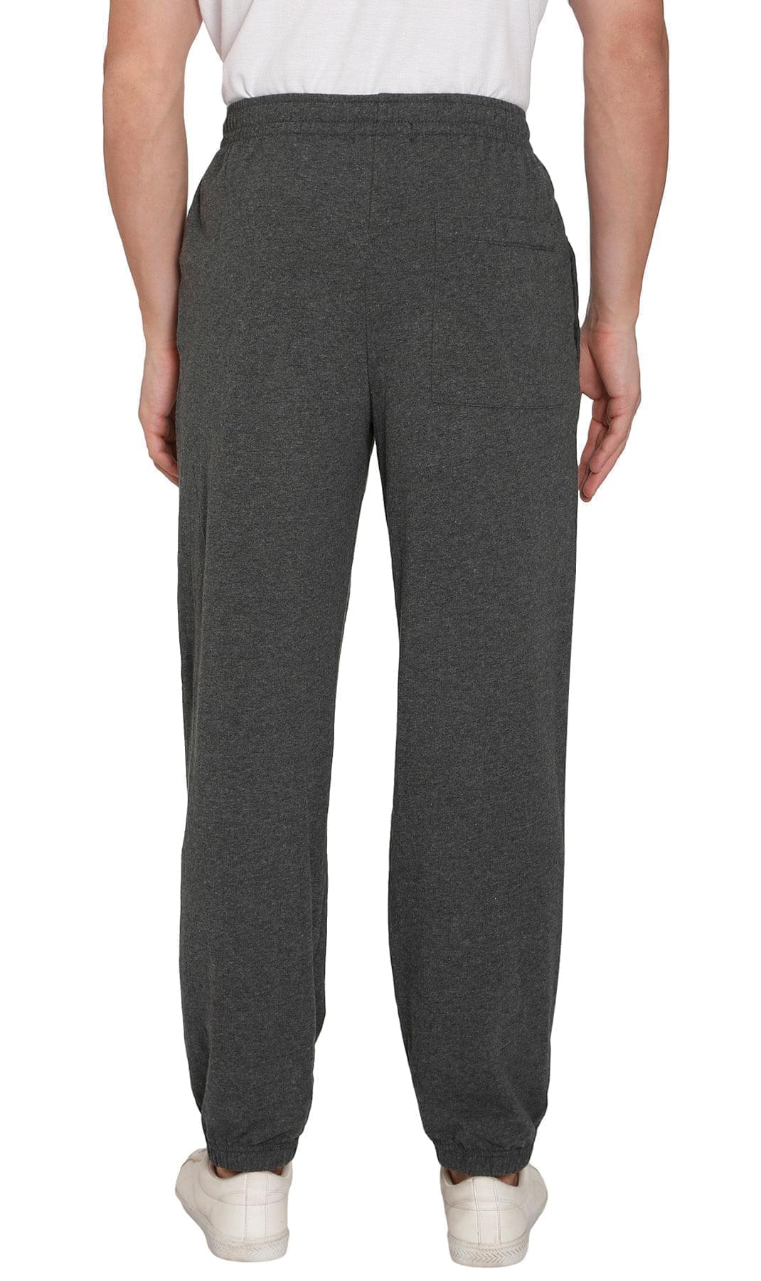 Mens Pull On Elastic Waist Knit Pants - Relaxed Dressing for Comfort