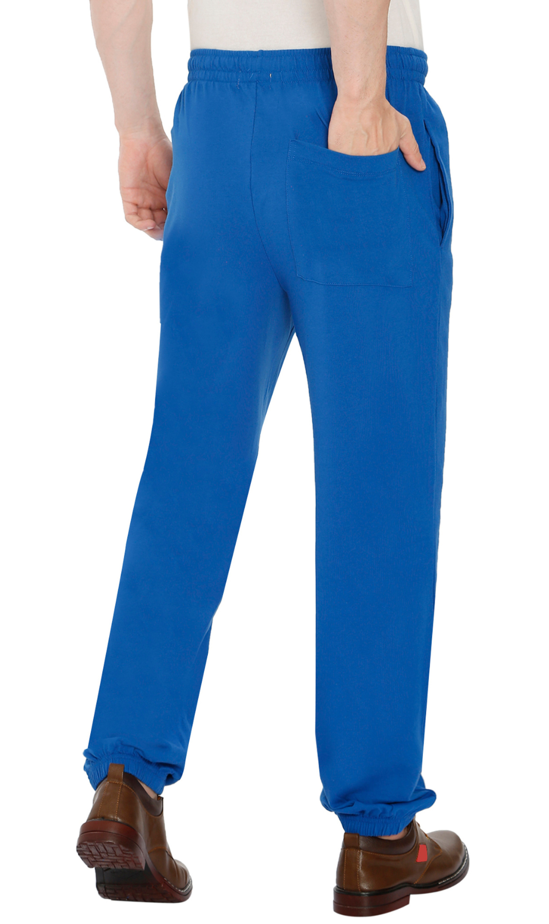 Mens Pull On Elastic Waist Knit Pants - Relaxed Dressing for Comfort