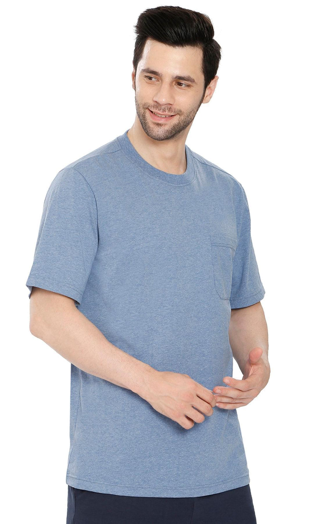 Men's Regular-Fit Short-Sleeve Crew Neck T-Shirt With Chest Pocket