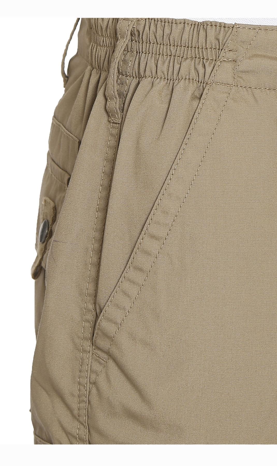 Men's Cargo Shorts with Elastic Waist and Multi Pockets for added comfort