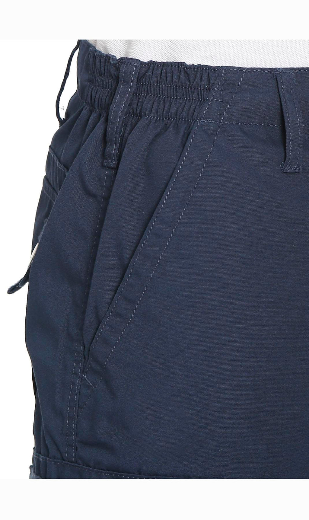 Men's Cargo Shorts with Elastic Waist and Multi Pockets for added comfort