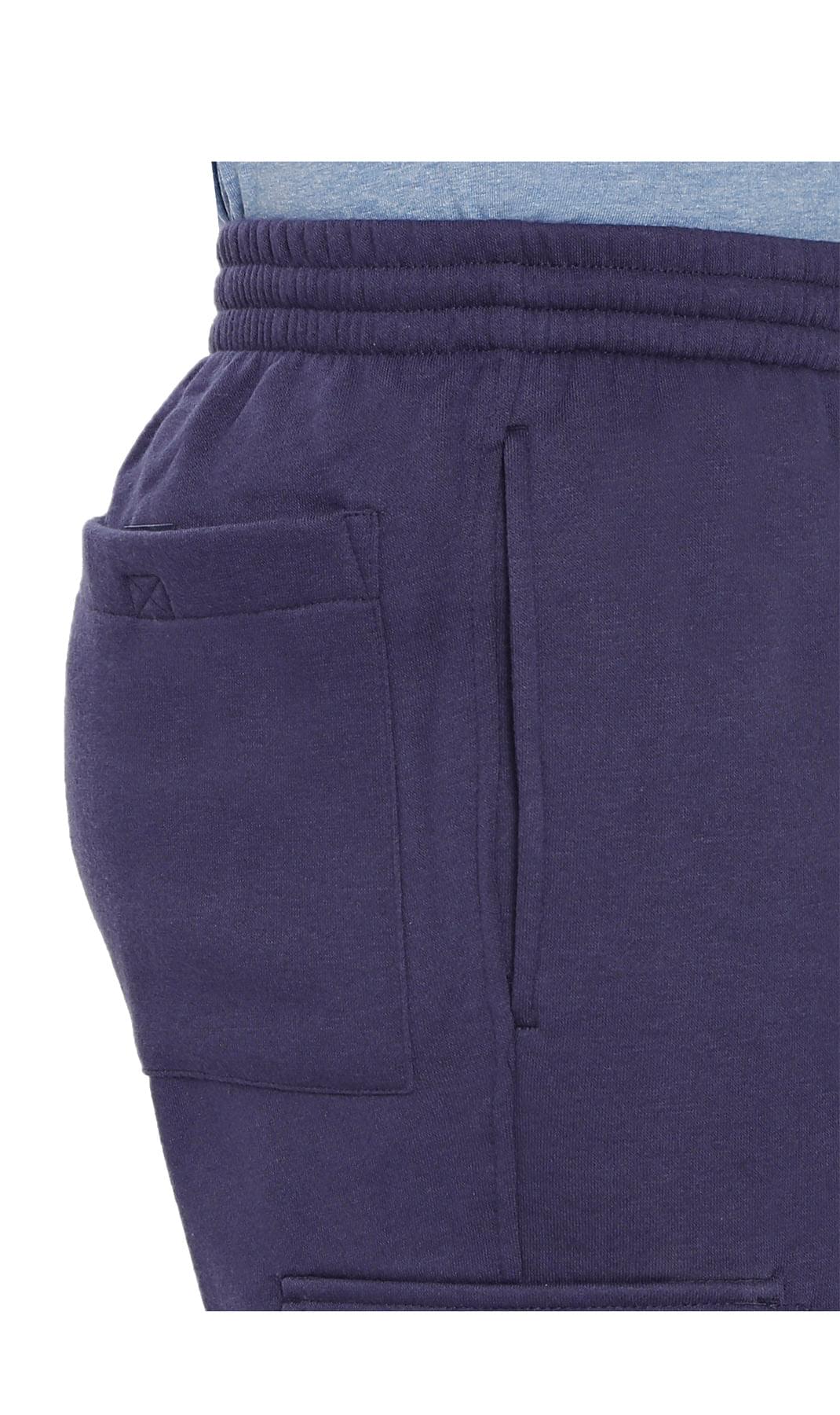 Men's Brushed Fleece Cargo Pants – Comfy Sweatpants with inner drawstrings